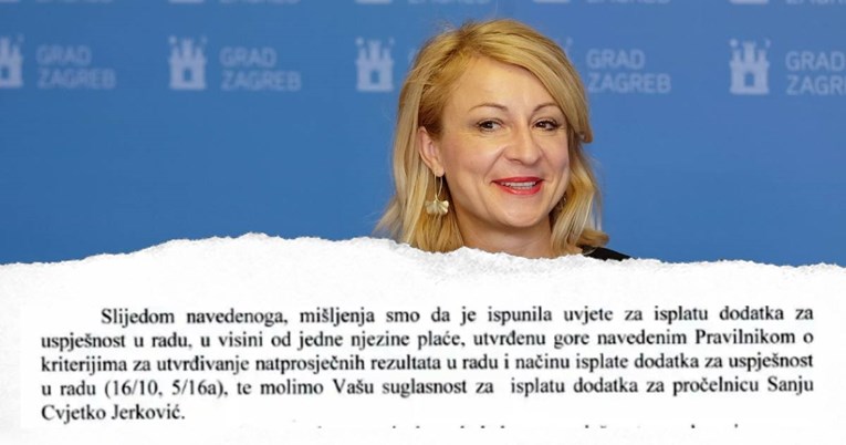 Pogledajte dopis kojim Bandićeva pročelnica sama za sebe traži novčanu nagradu