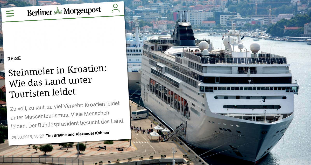 Njemački mediji pišu o velikoj prijetnji hrvatskom turizmu: "Ludilo kruzera"