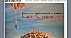 Hakiran Jerusalem Post: "Ovo je očita prijetnja našoj zemlji"