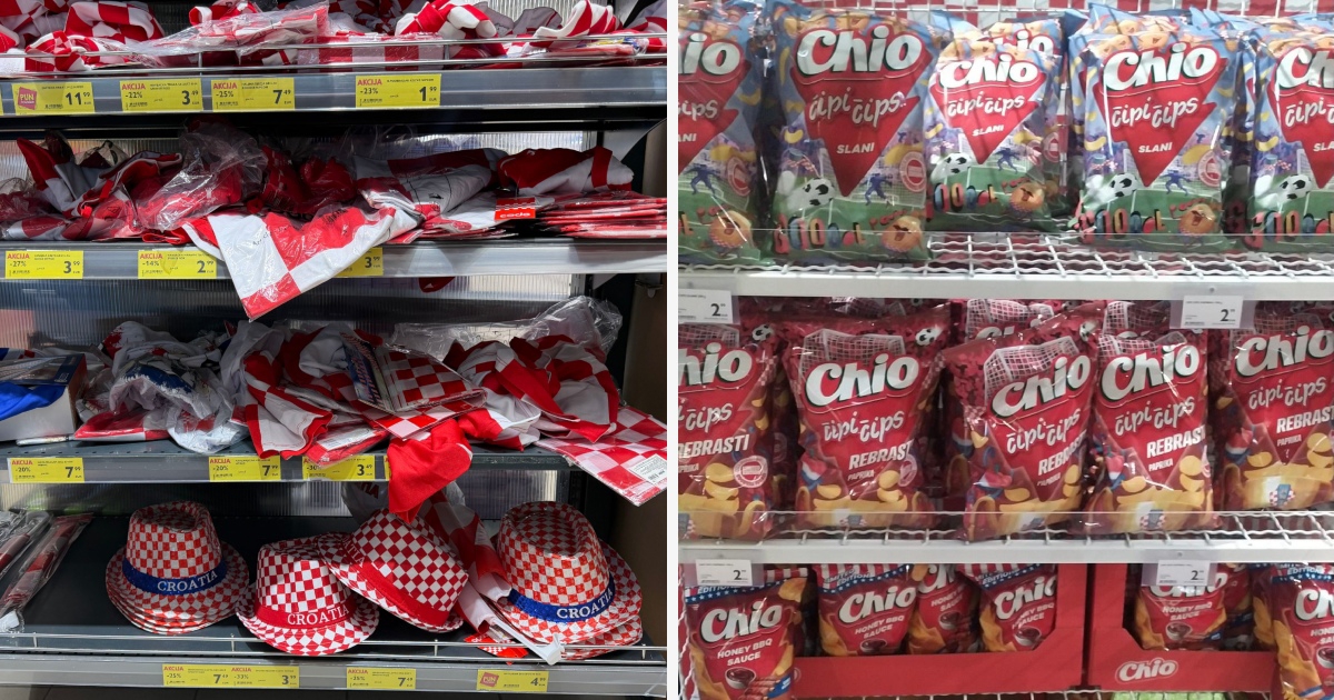 Obišla sam trgovine u potrazi za navijačkim rekvizitima. Ove imaju najbolju ponudu