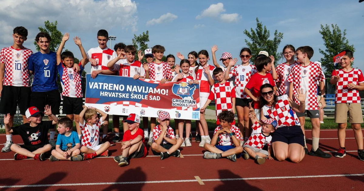 Djeca iz hrvatskih škola u SAD-u posjetila hrvatske nogometaše na treningu