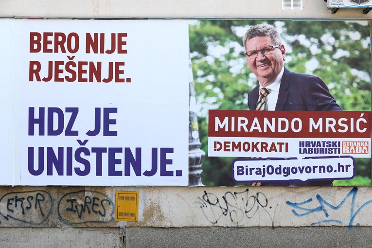 Plakati bivšeg SDP-ovog ministra: Bero nije rješenje, HDZ je uništenje