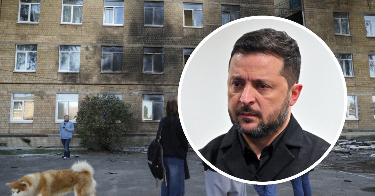 Dron pogodio školu u Kijevu. Zelenski: To je namjerna taktika