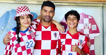 Eduardo s obitelji proslavio pobjedu Hrvatske: Pokazali ste kako se bori za naše boje