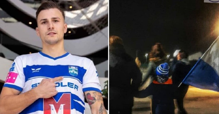 Nogometaš Osijeka poklanja dres dječaku koji je čekao igrače nakon poraza od Dinama