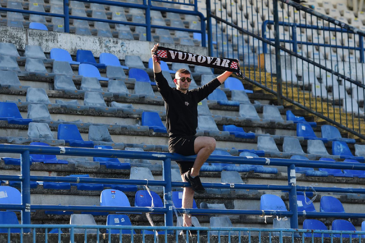 FOTO Navijač Vukovara sam došao na gostujuću tribinu u Koprivnici