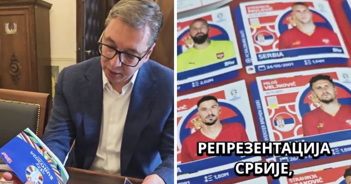 VIDEO Vučić lijepi sličice za Euro i spominje Hrvatsku