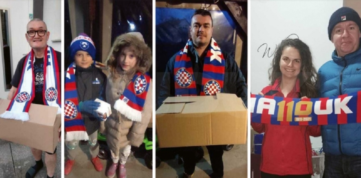 Hajduk i Bilo srce donirali Baniji 110 poklona za 110. rođendan kluba