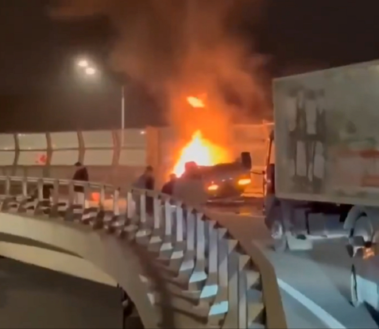 VIDEO Ruski kriptomilijunaš poginuo u nesreći s Lamborghinijem. Novac letio po cesti