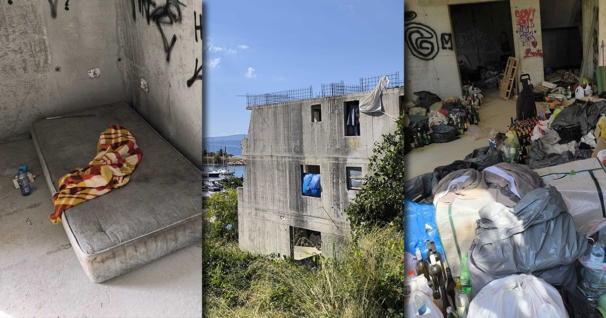 Usred elitnog splitskog kvarta ruševine pune smeća. "Vidjeli smo izmet i igle"