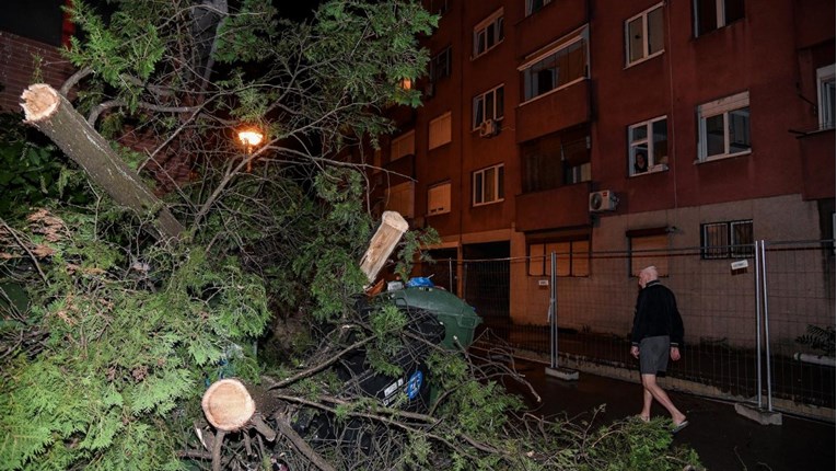 VIDEO Jako nevrijeme na sjeveru, vjetar čupao stabla i krovove. Kaos u Sloveniji