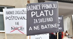 FOTO Stotine na prosvjedu podrške curi koju je brutalno istukao vlasnik hotela u BiH