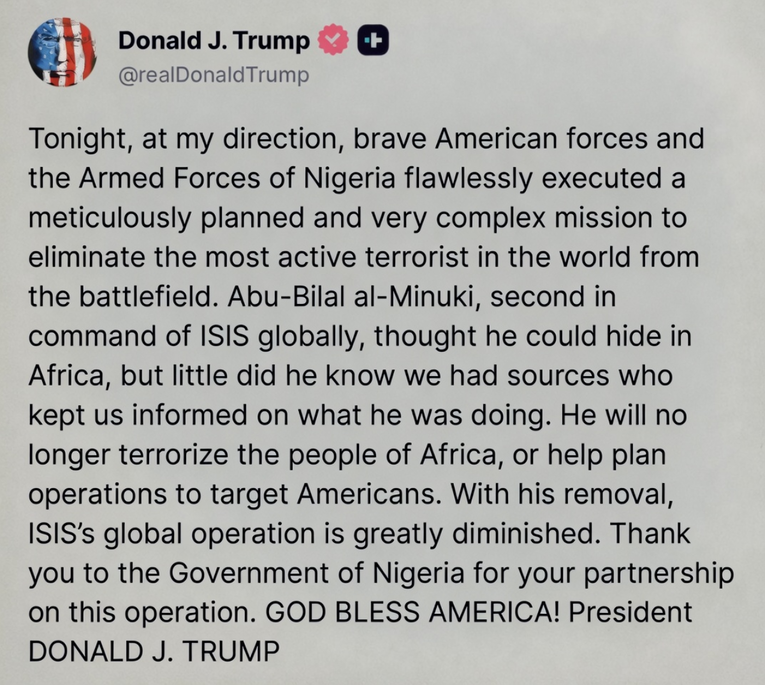 Trump: Ubili smo najaktivnijeg terorista na svijetu