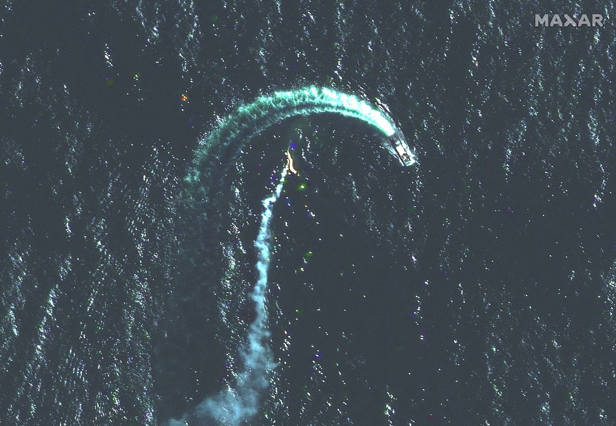 Objavljene satelitske slike Zmijskog otoka: Ruski brod izbjegao projektil