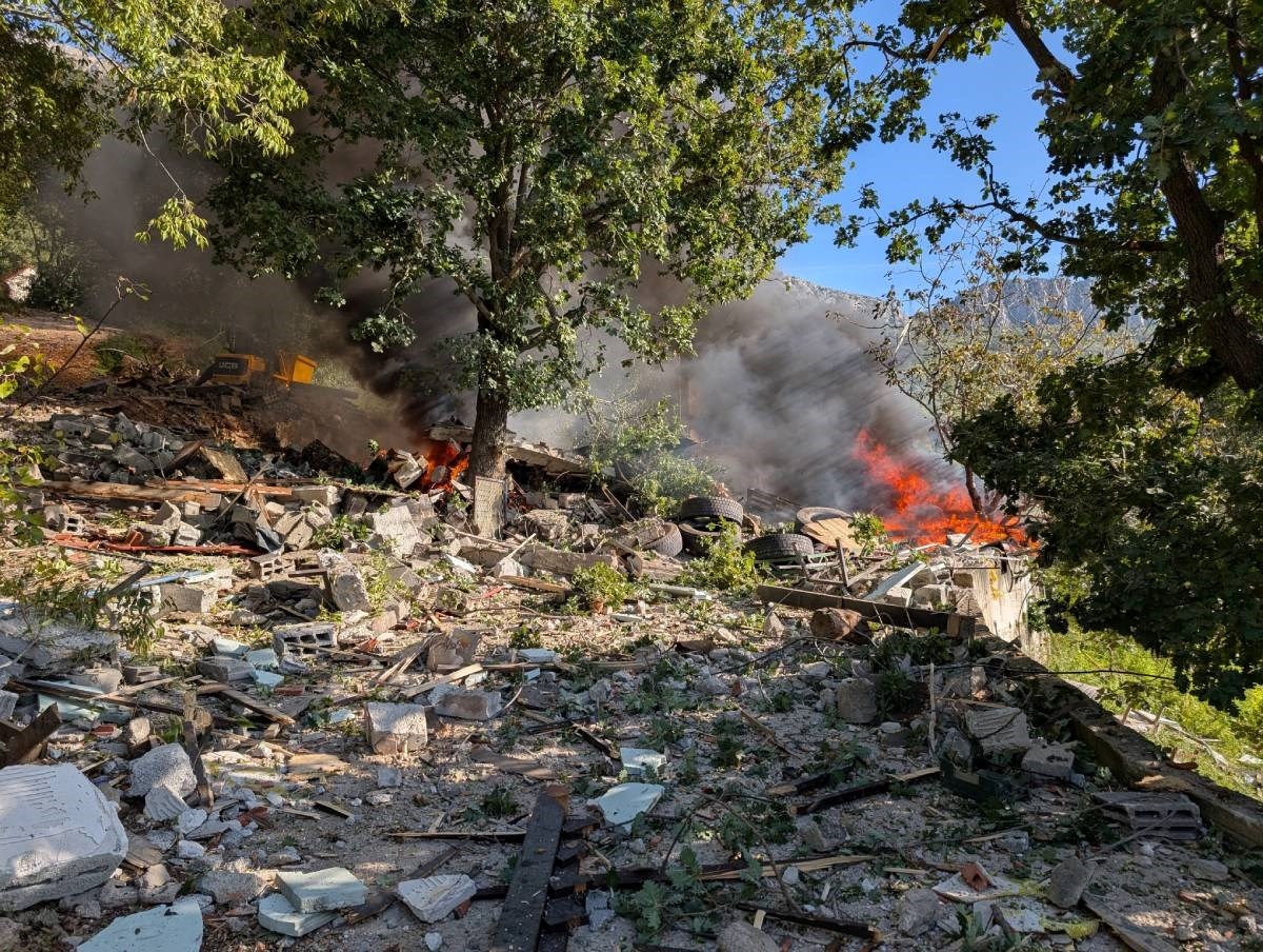 FOTO Eksplozija i požar kod Solina, doznali smo detalje