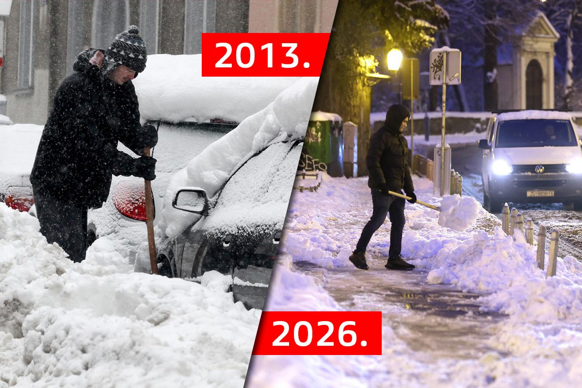 Kad je zadnji put u Zagrebu pao ovakav snijeg?
