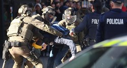 FOTO I VIDEO Noževima nasrnuo na policajce u centru Ljubljane, svladali ga specijalci