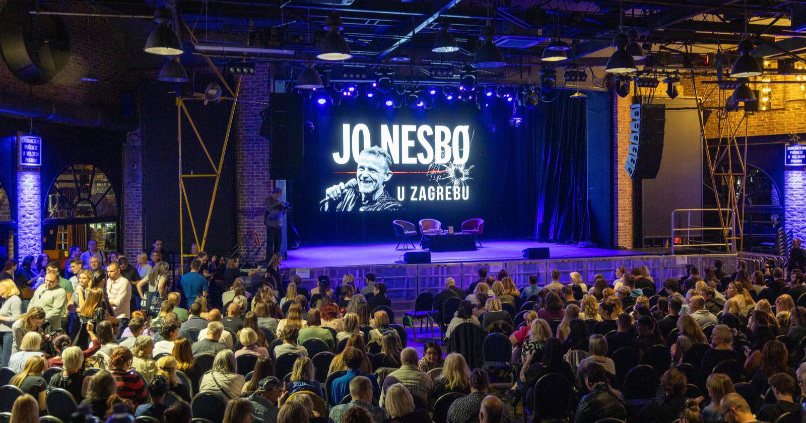 Jo Nesbø stigao u Zagreb, u prepunoj Tvornici kulture predstavio novu knjigu