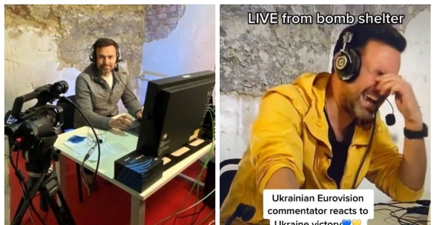 Eurosong pratio iz skloništa: Pogledajte reakciju ukrajinskog komentatora na pobjedu