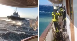 VIDEO Dramatično spašavanje 38 stranih turista na olujnom moru kod Raba