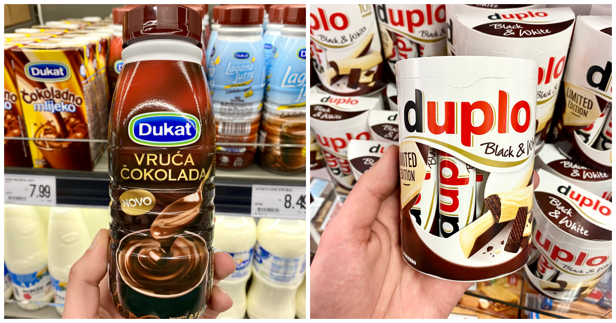 Idemo po dućanima: Dukat ima novi čokoladni napitak, a pronašli smo i novi Duplo