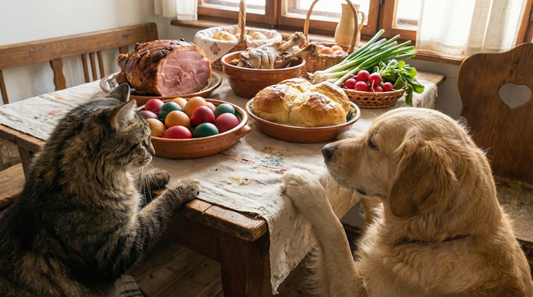 Uskrsni ukrasi i slatkiši velika su opasnost za pse i mačke
