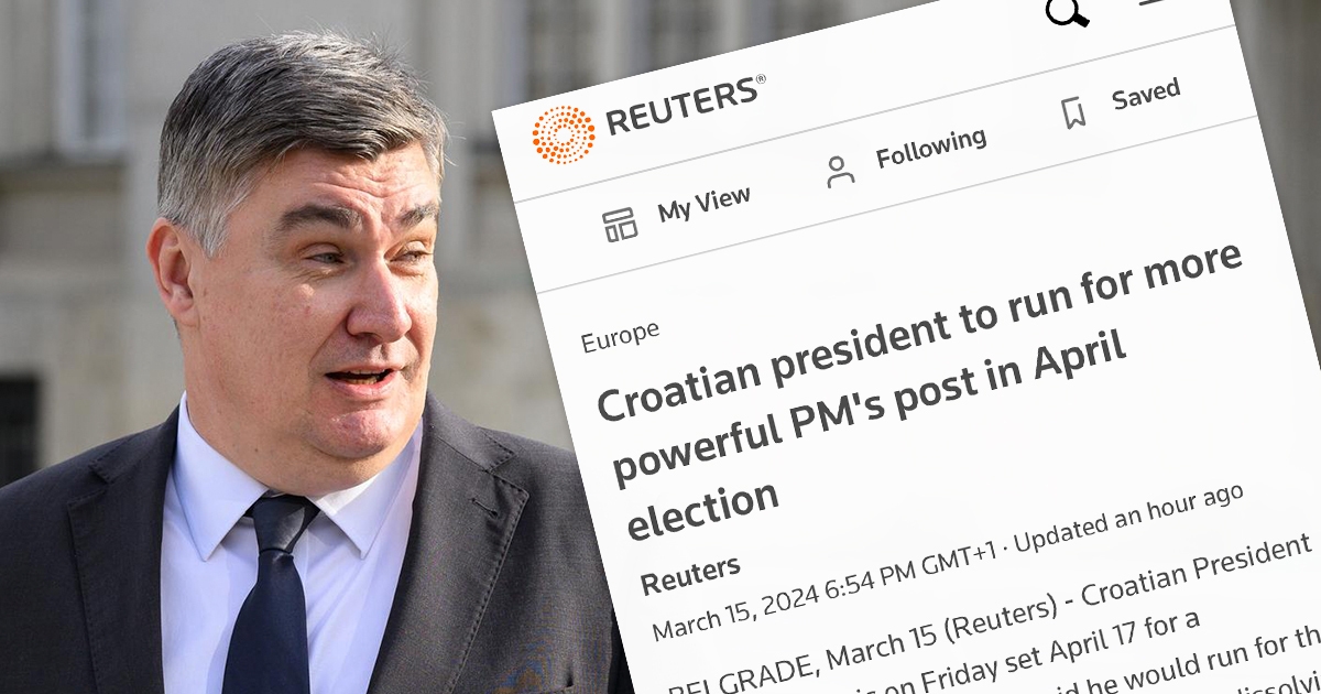 Strani mediji: Odluka hrvatskog predsjednika je neočekivana