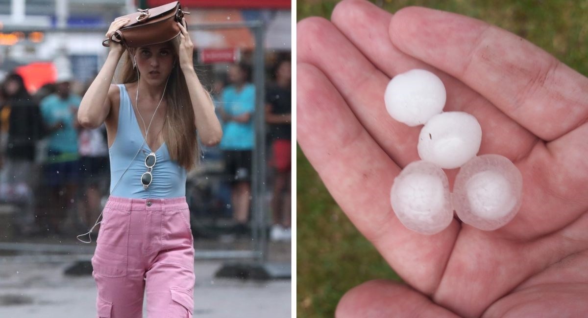 Kiša u Zagrebu i okolici, bilo i tuče