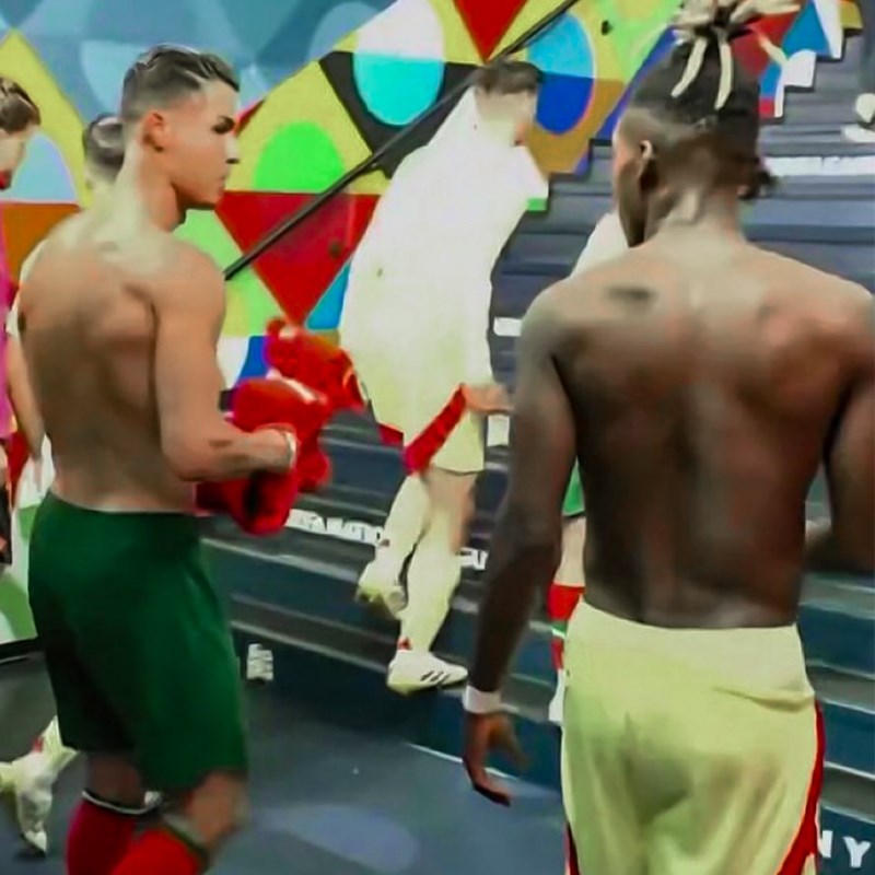 Nico Williams na poluvremenu molio Ronalda dres