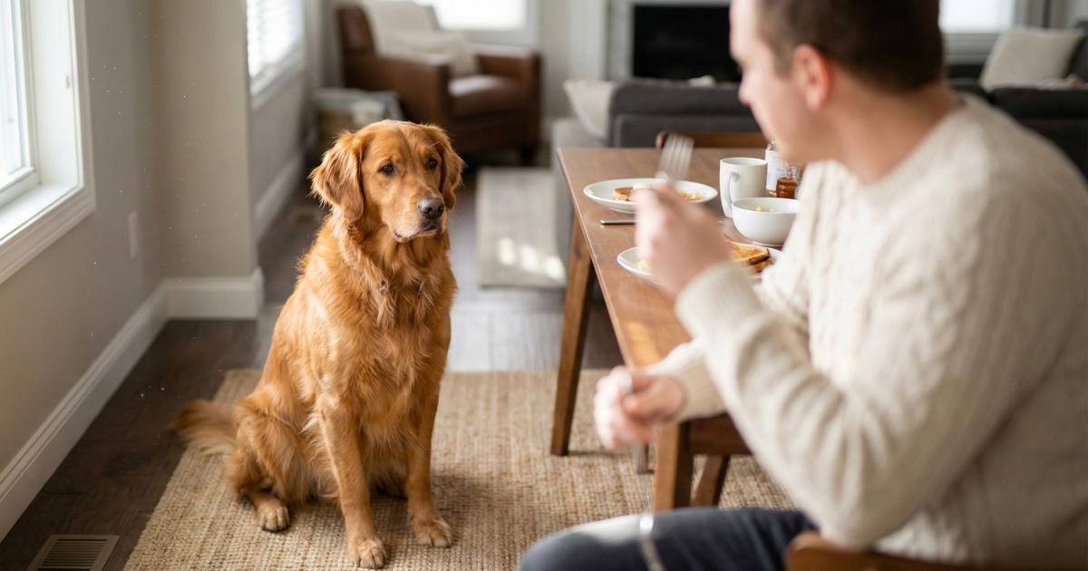 Zašto pas gleda u vas dok jedete? Odgovor nije ono što mislite