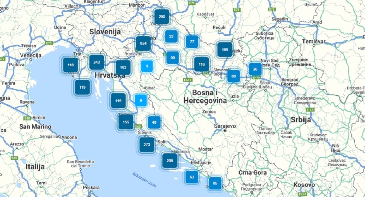 Objavljena karta svih bankomata koji rade. Mnogi neće raditi do 15.1.