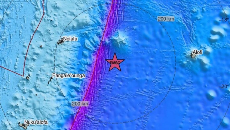 Potres blizu Tonge magnitude 7.3, izdano upozorenje na tsunami