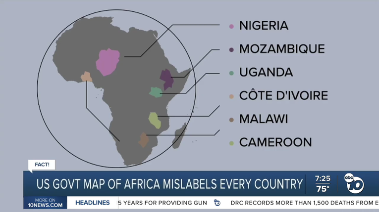 Američka vlada na globalnoj konferenciji prikazala potpuno krivu kartu Afrike