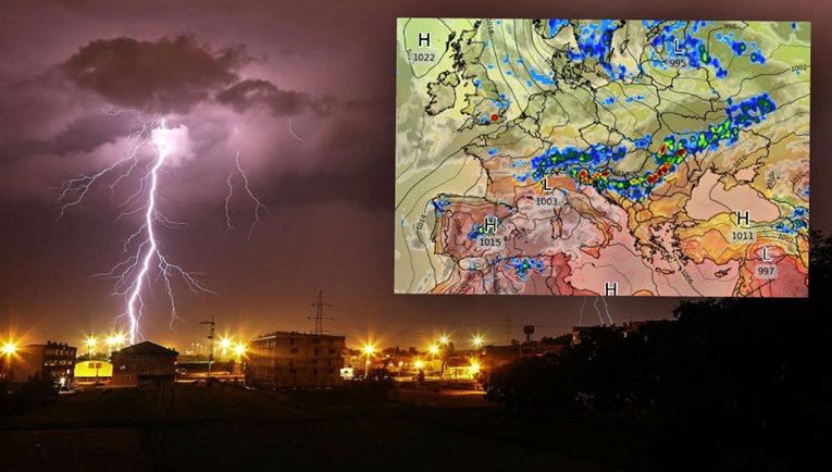 Stižu velika promjena i hladna fronta - oluje, pljuskovi i osjetno zahlađenje