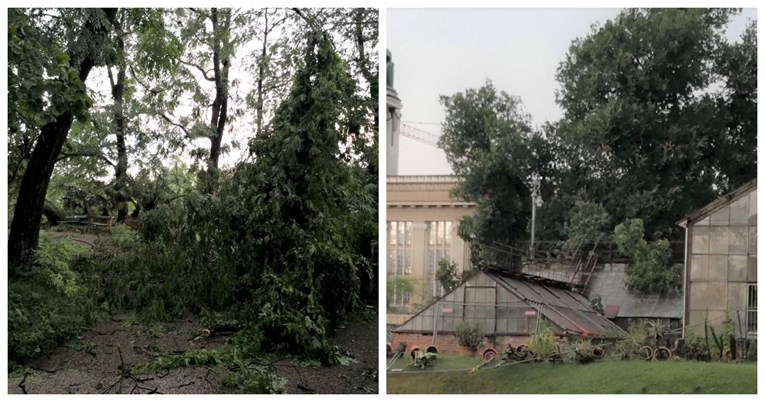 FOTO Ovako izgleda Botanički vrt u Zagrebu nakon oluje, prizori rastužili Zagrepčane