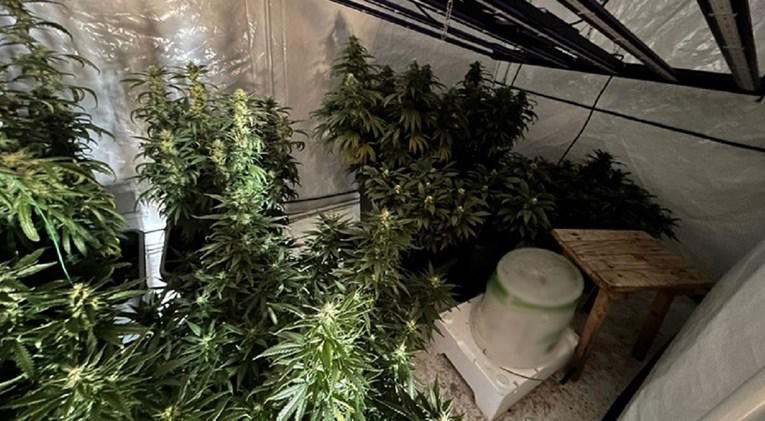 FOTO Policija kod Jastrebarskog pronašla laboratorij za uzgoj marihuane