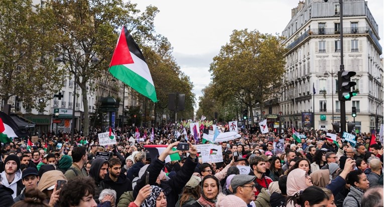 VIDEO Ogromni prosvjedi za Palestinu u Berlinu, Parizu i Londonu. "Primirje odmah"