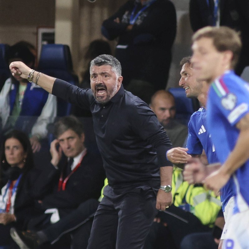 Gattusova Italija zabila petardu u njegovom debiju na klupi 