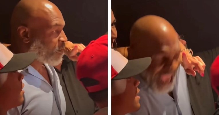 VIDEO Nepoznata žena pokušala Tysonu gurnuti prst u nos. Nije mu se svidjelo