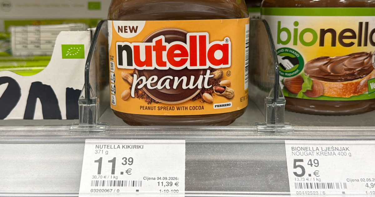 Nutella Peanut stigla na hrvatske police. Teglica stoji više od 11 €