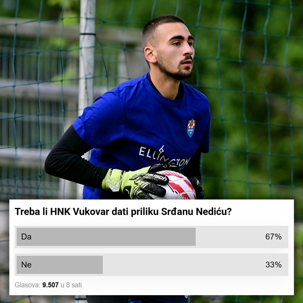 Pitali smo vas treba li Vukovar dati drugu šansu potjeranom golmanu. Evo rezultata