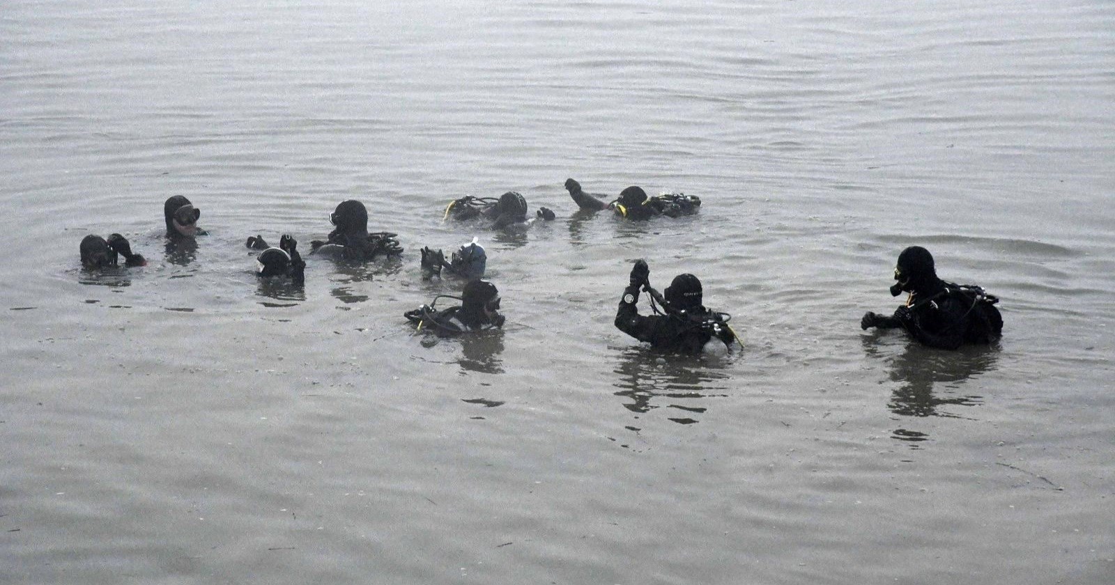 Hladnoća i magla im ne smetaju: Članovi Kluba podvodnih aktivnosti zaronili u Savu