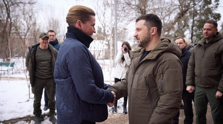 Danska premijerka stigla u Ukrajinu, susrela se sa Zelenskim