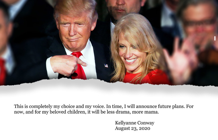 Kellyanne Conway dala ostavku i napušta Bijelu kuću