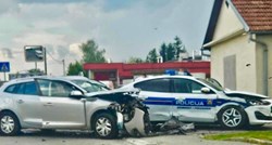 Autom naletio na policijsko vozilo u Zagorju