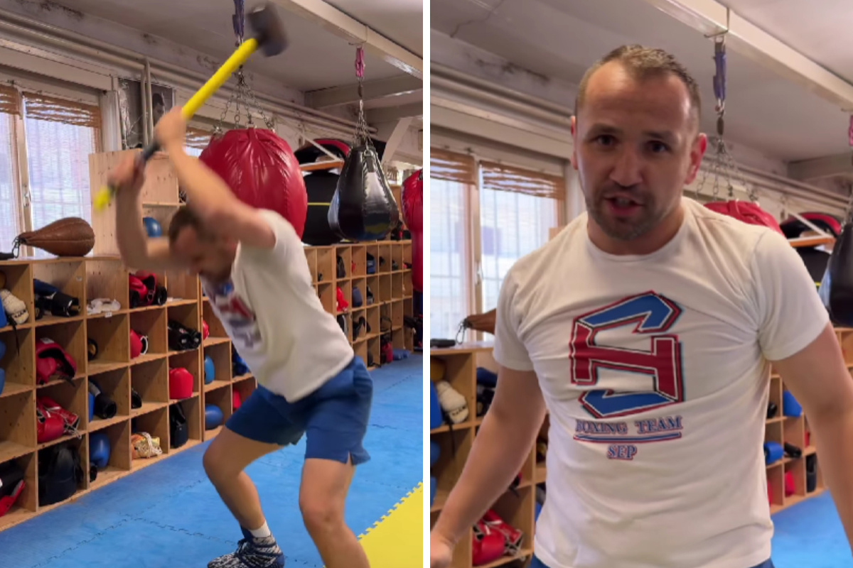 Sep odgovorio Vasi: Čuo sam da bacaš čekiće. Moj čekić je malo jači, znaš?