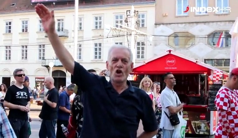 U centru Zagreba navijači dizali ruku u nacistički pozdrav, pogledajte snimku