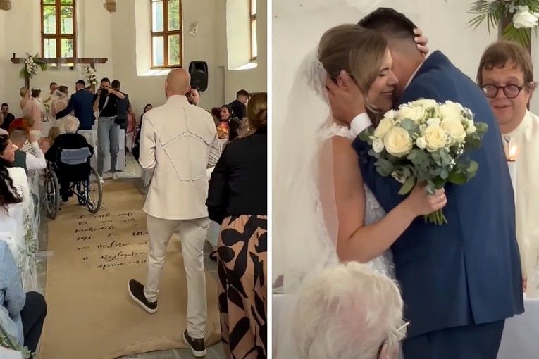 Naš pjevač priredio iznenađenje mladencima, rasplakao je i svećenika