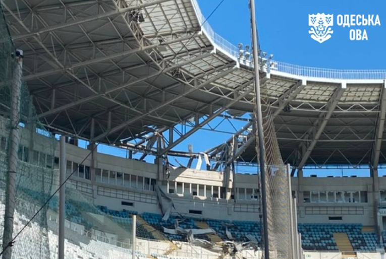 VIDEO Rusija pogodila jedan od najvećih ukrajinskih stadiona