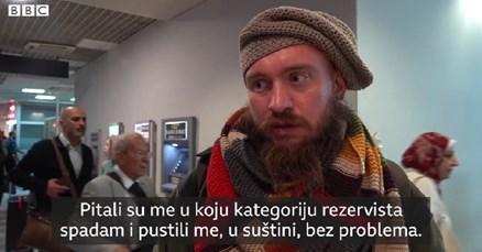Rus koji je pobjegao u Beograd: Što da radim u Ukrajini? Pa ne znam ni pucati